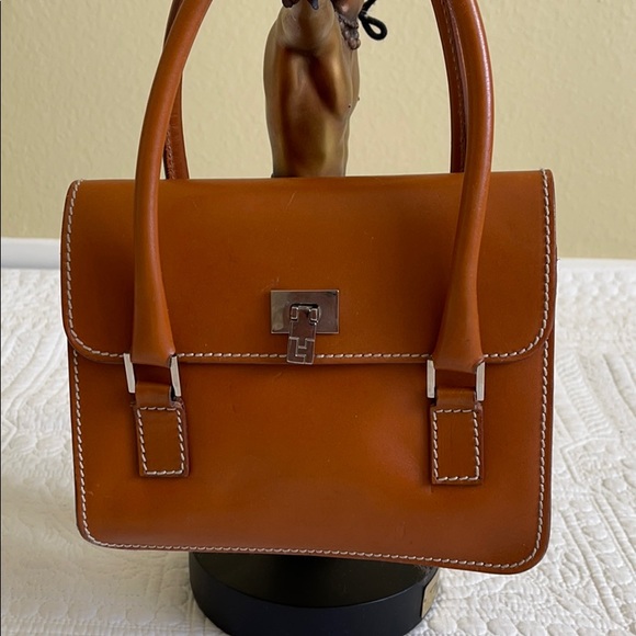 Lamberston Truex Mini Bag Calf Leather Handbag - Picture 5 of 16